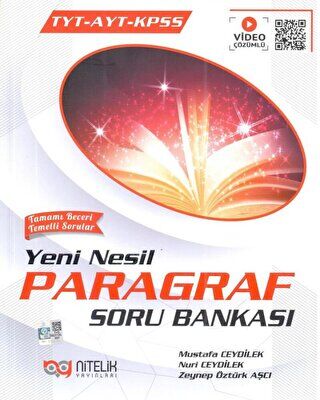 NİTELİK TYT AYT PARAGRAF SORU BANKASI NİTELİK TYT AYT PARAGRAF SORU BANKASI